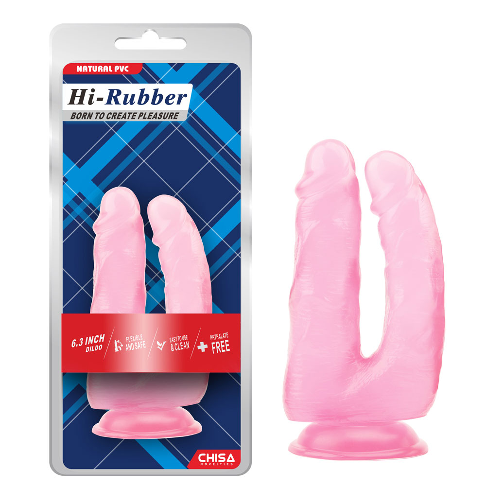 6,3palcový Dildo-růžový