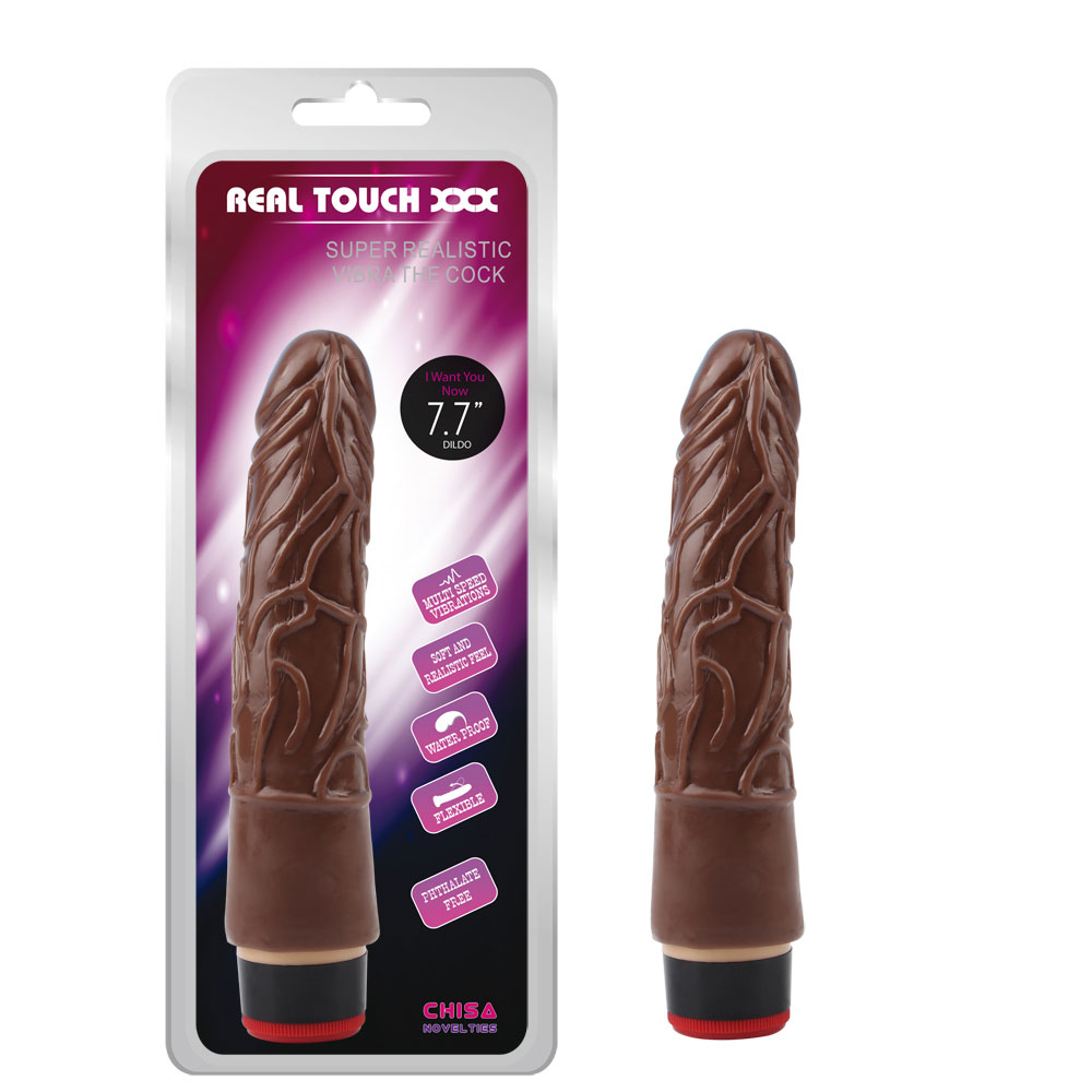 7,7” Vibe Cock-Brown