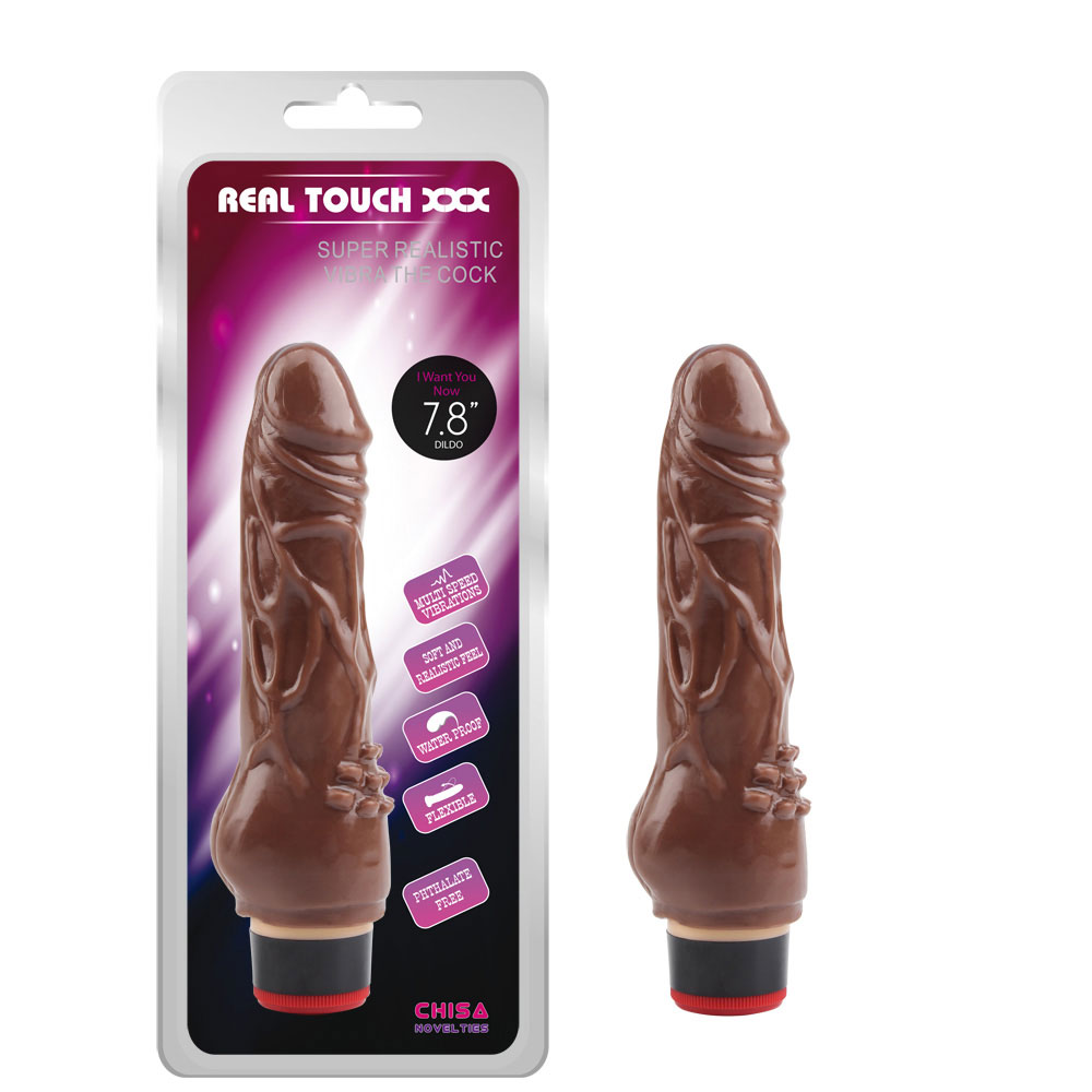 7,8” Vibe Cock-Brown