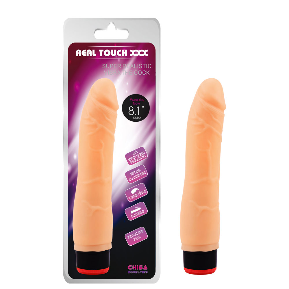 8.1” Vibe Cock-Flesh