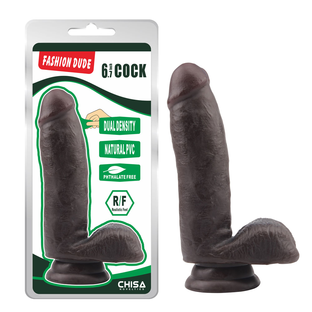 Módní Dude-6,7 palce Cock-Brown